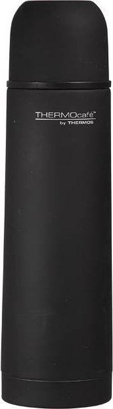 THERMOS EVERYDAY SS FLES 0.5L ZWART RUBBER