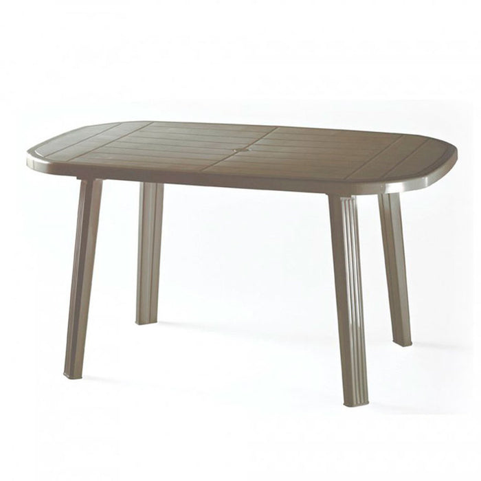 SALOMONE-OBLUNG TABLE 138X85CM TAUPE
