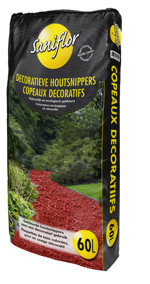 SANIFLOR HOUTSNIPPERS ROOD 60L