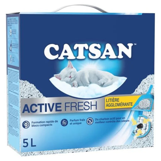 CATSAN 5L CAT LITTER ACTIVE FRESH