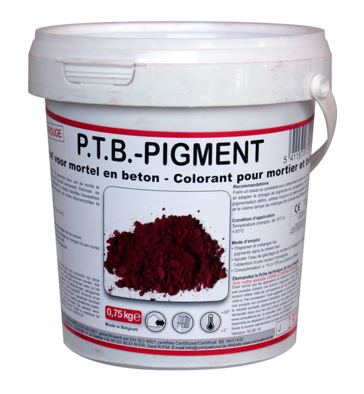 PTB-PIGMENT ROOD 0.75KG