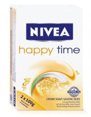 NIVEA SOAP 2-PACK 2X100GR HAPPY TIME *
