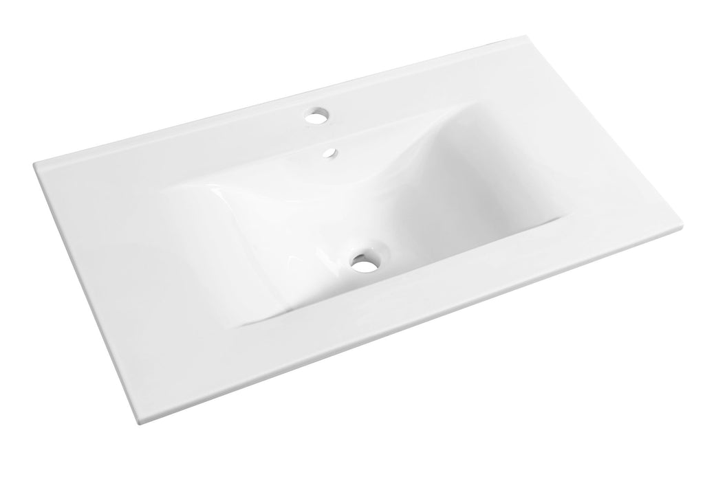 LAVABO DOUX 90 CM - BLANC BRILLANT