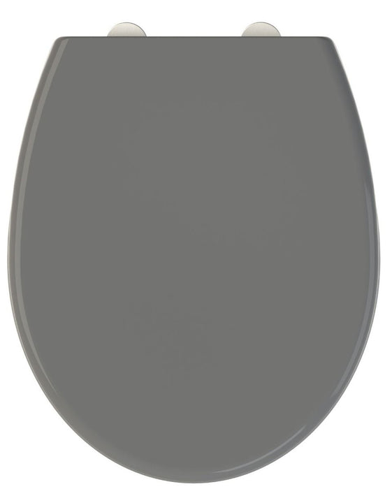 FALLY - Abattant WC - GRIS ANTHRACITE BRILLANT