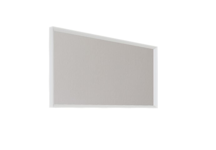 MIROIR DELTA AVEC CADRE 120 CM - BLANC MAT