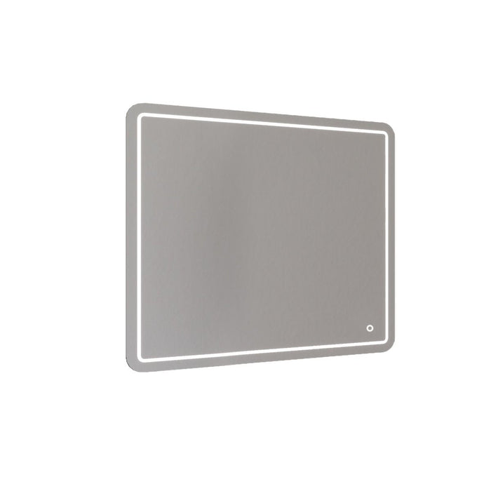 MIROIR KRUZ AVEC ÉCLAIRAGE 100 CM - ALUMINIUM