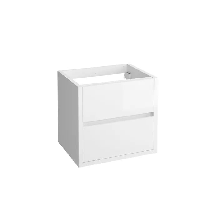 ARMOIRE BAS SENSE 80CM 2L - BLANC BRILLANT