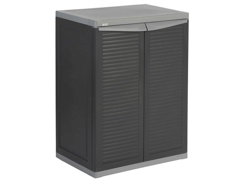 ARMOIRE MURALE HARMONY ANTHRACITE (LOT LAINE MAT)