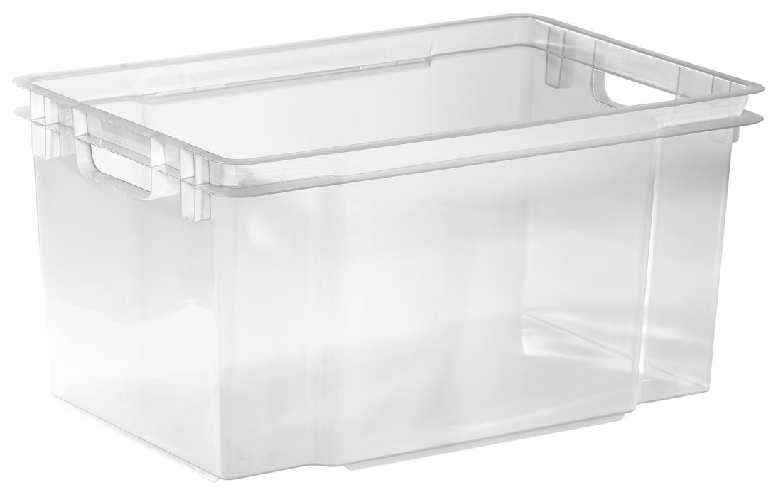 KETER CROWNEST BOITE DE RANGEMENT 50L TRANSPARENTE