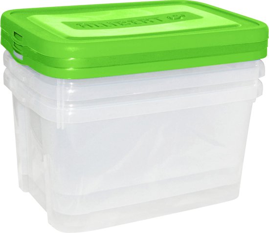 HANDY BOX 25L VERT + COUVERCLE