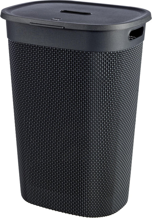 FILO WASMAND MET DEKSEL 55L DONKERGRIJS