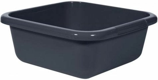 CURVER RÉCIPIENT CARRÉ 10L ANTHRACITE 350X350X120