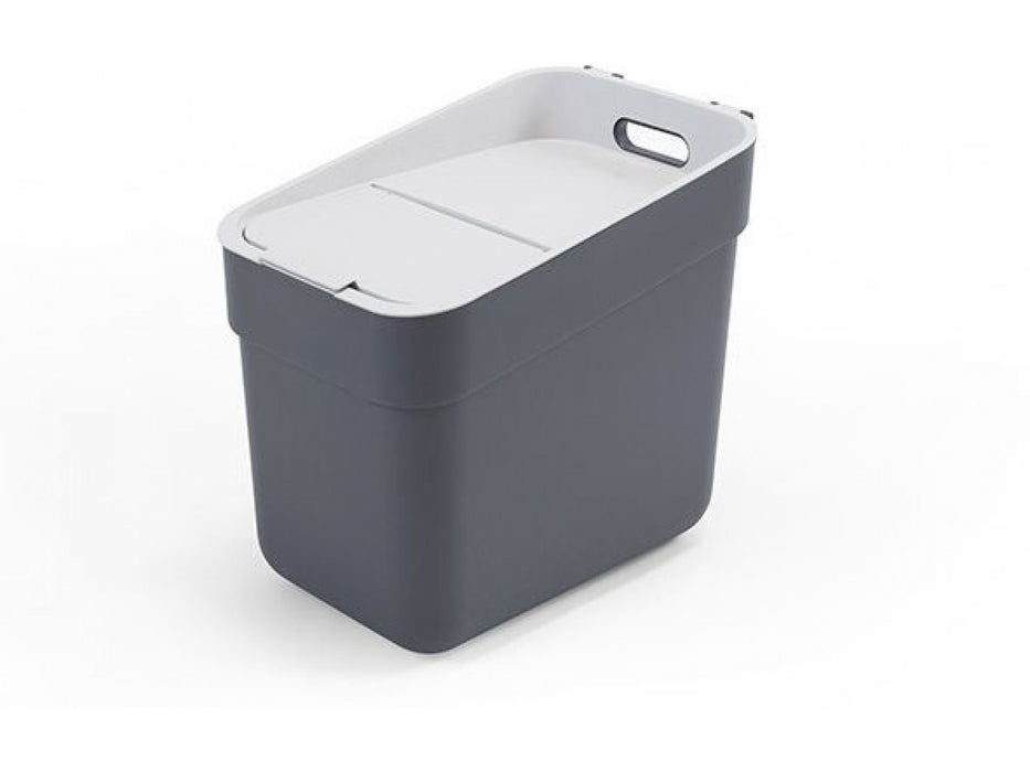 CURVER READY TO COLLECT PRULLENBAK 20L DONKERGRIJS/LICHTGRIJS