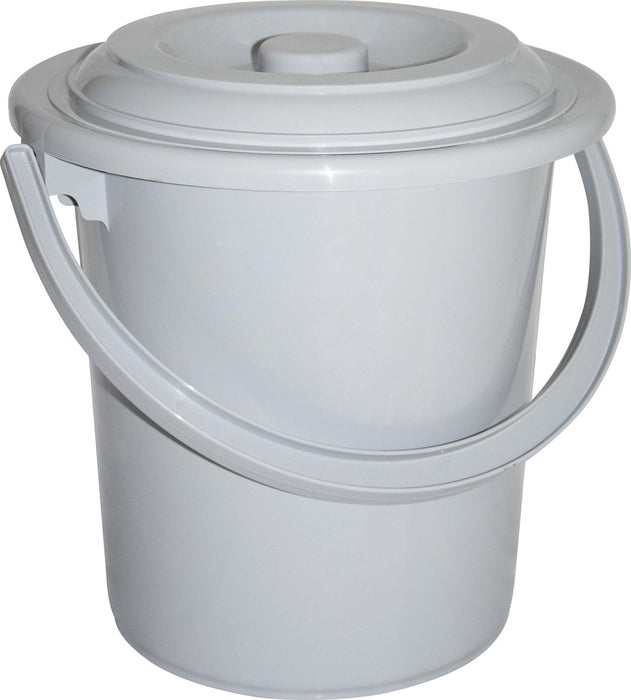 EMMER 10L + DEKSEL LICHTGRIJS