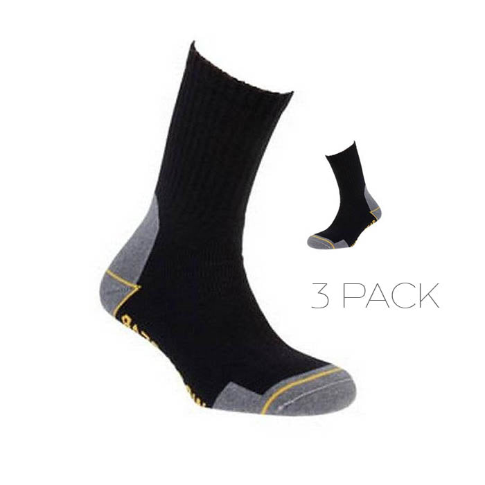 WORKER SOCKS-Assorted-46/48-3-Pack