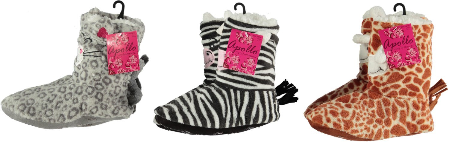 BOTTINES APOLLO ENFANTS ANIMAUX 3D CUL