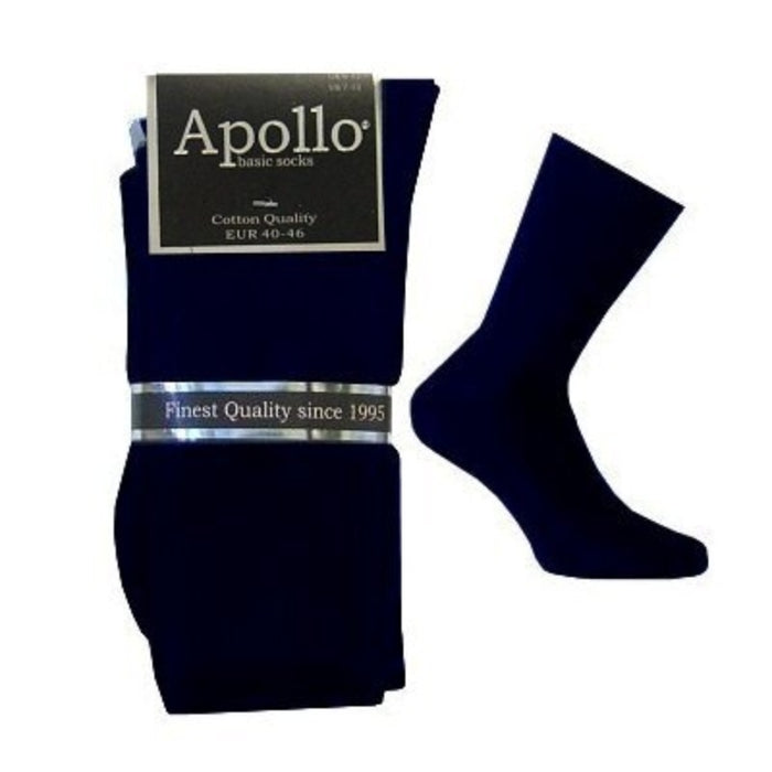 APOLLO MEN PLAIN SOCKS 3-PACK 40/46