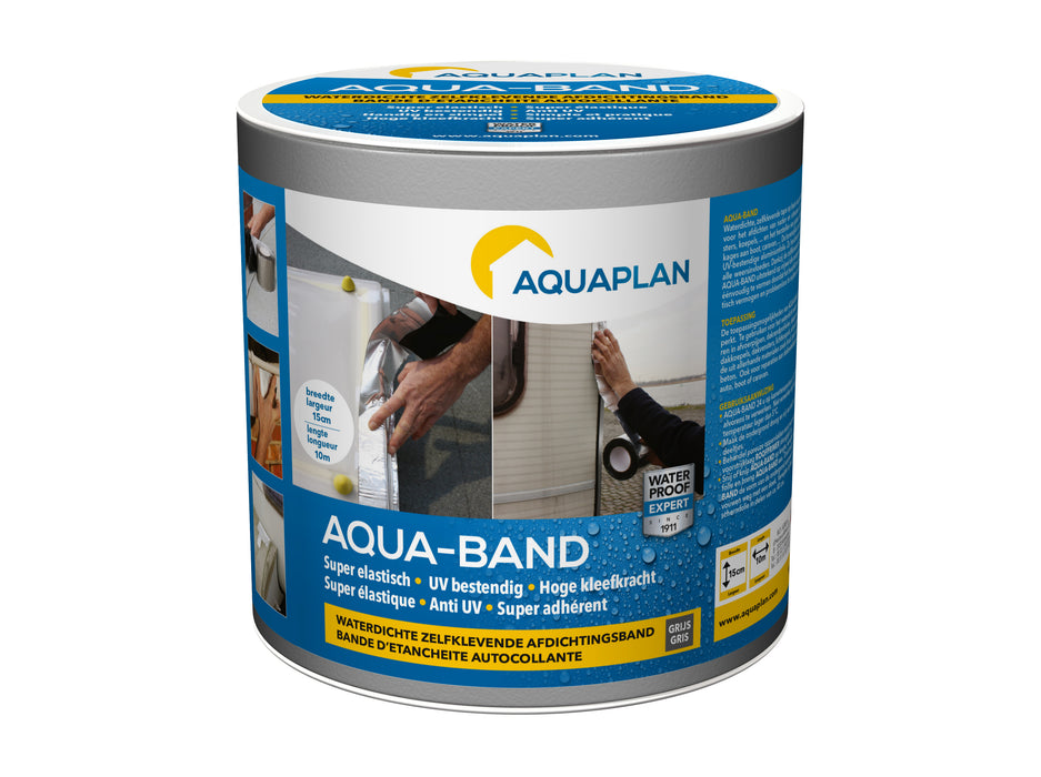 AQUA-BAND GRIJS 10 M X 15 CM