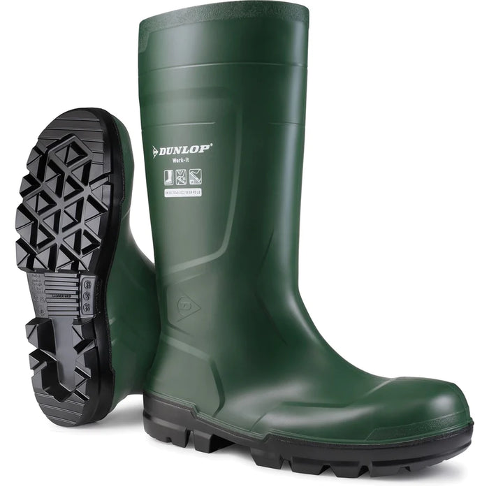 DUNLOP TUINLAARS GROEN MET STALEN NEUS 39