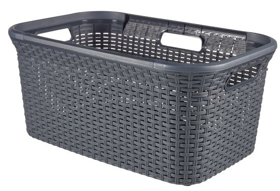 PANIER À LINGE STYLE CURVER 45L-ANTHRACITE-592X380X270