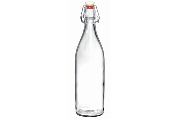 BORMIOLI-GIARA FLES MET CAPSULE TRANSPARANT 1L BL