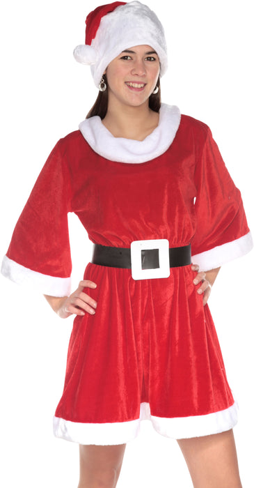 KERSTKLEDIJ JURK DAMES 3DLG L80CM