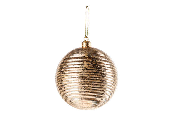 BOULE DE NOEL BOULE DE CHAMPAGNE PLASTIQUE 10XH10