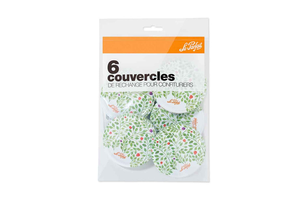 LE PARFAIT COUVERCLE D.82MM-SET6-LE PARF CONFITURIER