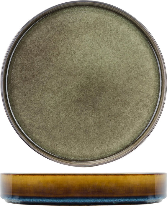 ASSIETTE Creuse C&amp;T-QUINTANA VERT D23XH4.3CM