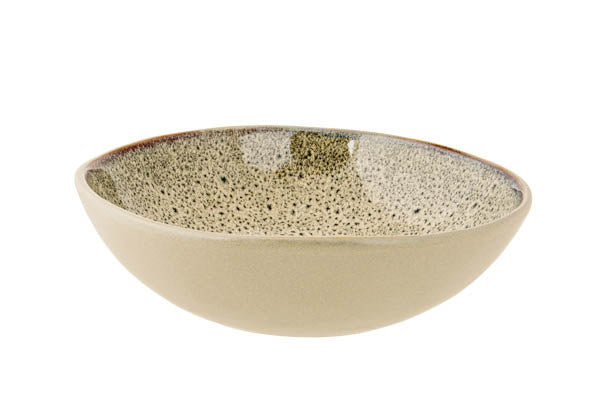 ASSIETTE Creuse OONA VERT SABLE D19XH5.5CM 73CL