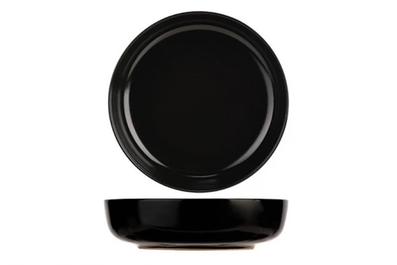 ASSIETTE Creuse BALTIC NOIR D18,5XH5CM