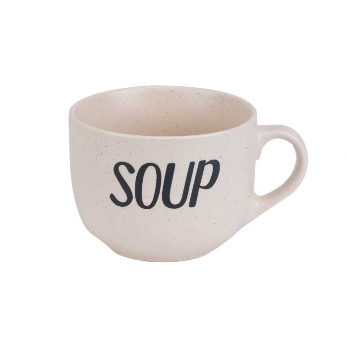 TASSE À SOUPE À CRÈME C&amp;T 'SOUP' D11XH8.5CM