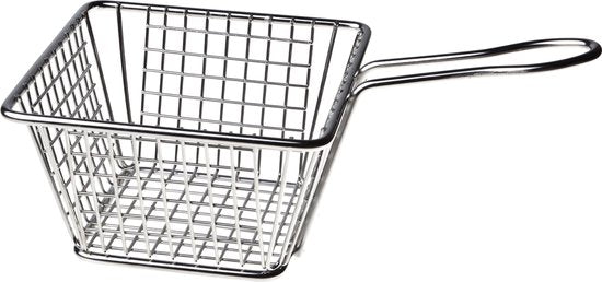 PANIER A FRITES C&amp;T INOX CHROME 12,7X12,7X7,5CM