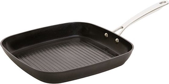 POÊLE À GRILLE HEALTHY PAN ALU FENTE NOIRE D28