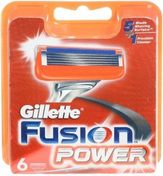 GILLETTE FUSION PUISSANCE 6PCS