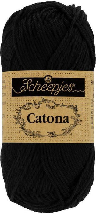 SCHEEPJES CATONA 50G - 110 NOIR DE JAIS