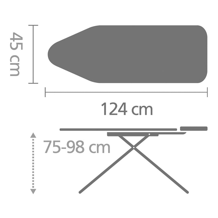 BIDON DE RANGEMENT EN VERRE EMPILABLE 1,1L GRIS FONCÉ