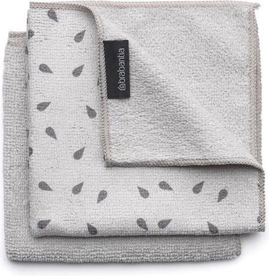 SINKSIDE SCHOONMAAKDOEKJES MICROVEZEL 30 X 30 CM, SET VAN 2 LIGHT