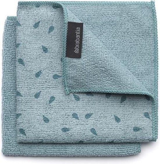 SINKSIDE SCHOONMAAKDOEKJES MICROVEZEL 30 X 30 CM, SET VAN 2 JADE