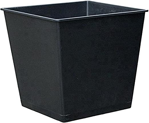 POLY PLANTER BLACK 21*21*6