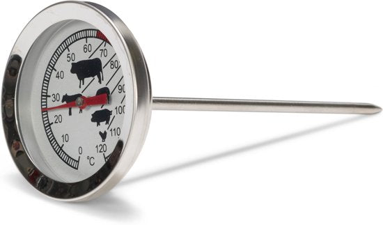 VLEESTHERMOMETER INOX 10CM