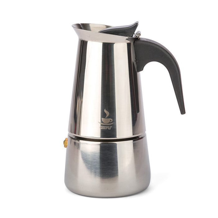 ESPRESSOKOKER INOX EMILIO 4 KOPJES