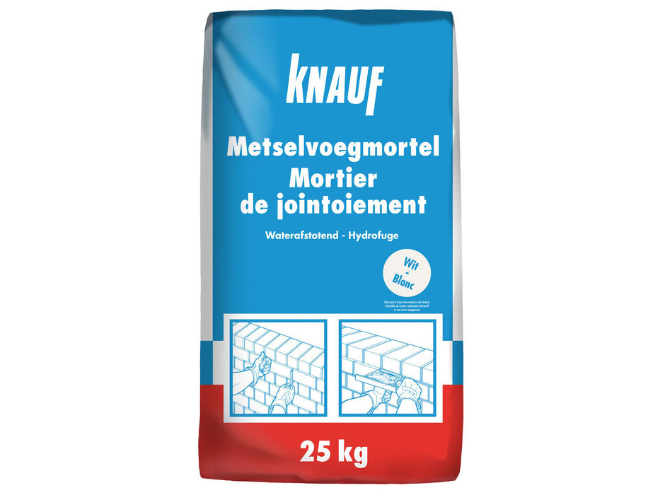 KNAUF METSELVOEGMORTEL WIT 25KG