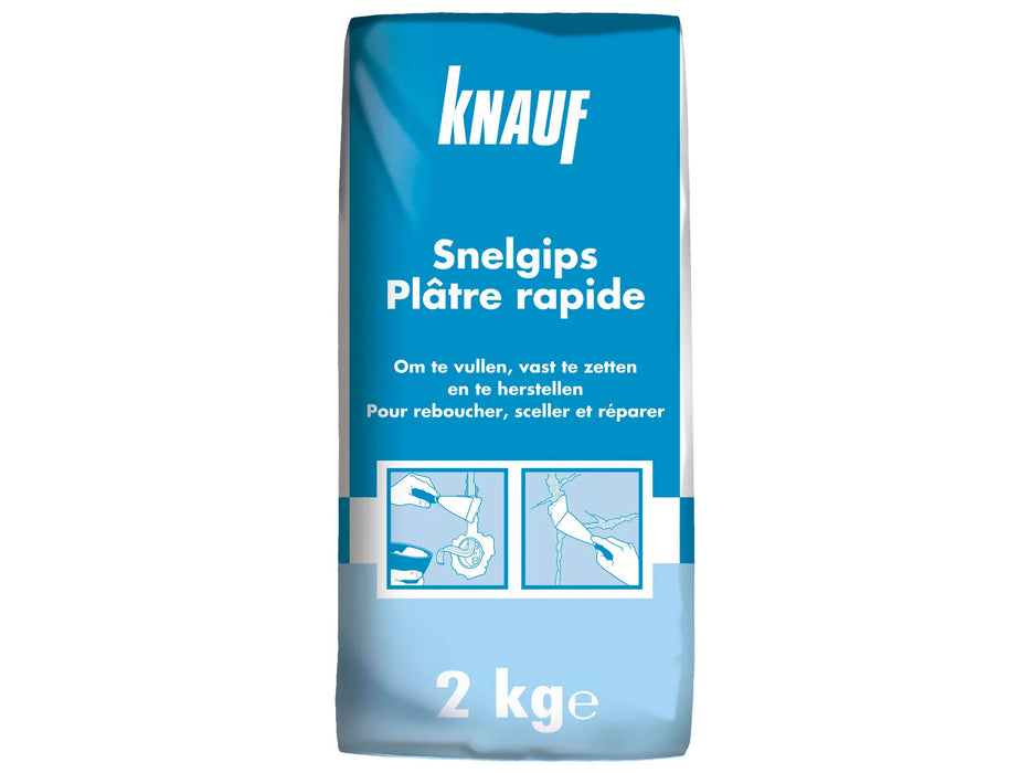 KNAUF PLÂTRE RAPIDE 2KG