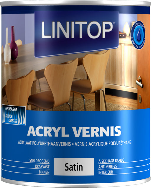 LINITOP ACRYL VERNIS SATIN 0,75 S