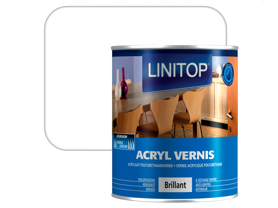 VERNIS ACRYLIQUE LINITOP BRILLANT 0,75 B