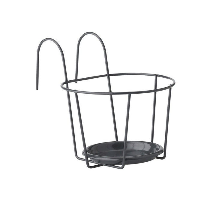 PORTE-POT BALCON 21CM ANTHRACITE