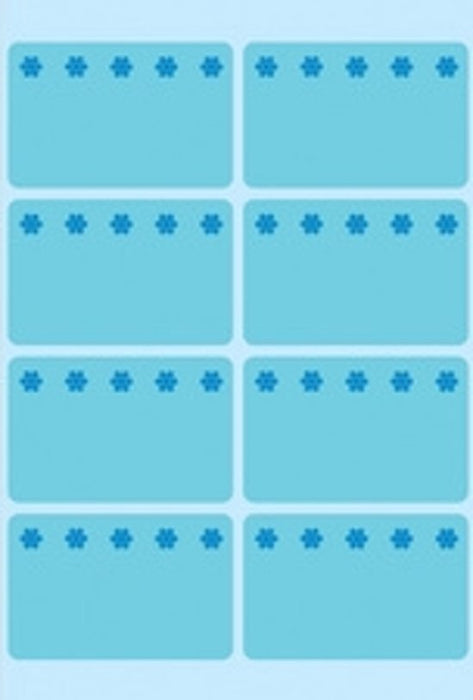 HERMA DIEPVRIESETIKETTEN BLAUW 10ST/6VELLEN
