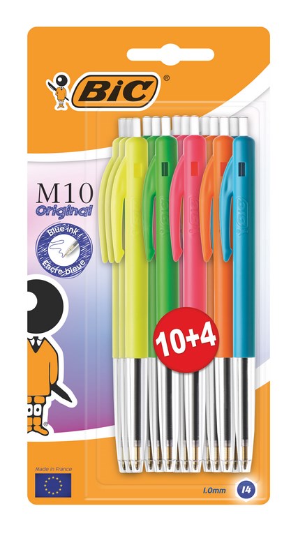 BIC Blister 10+4BIC M10 UltraColors
