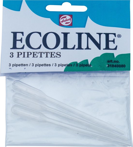 TALENS ECOLINE JEU DE 3 PIPETTES